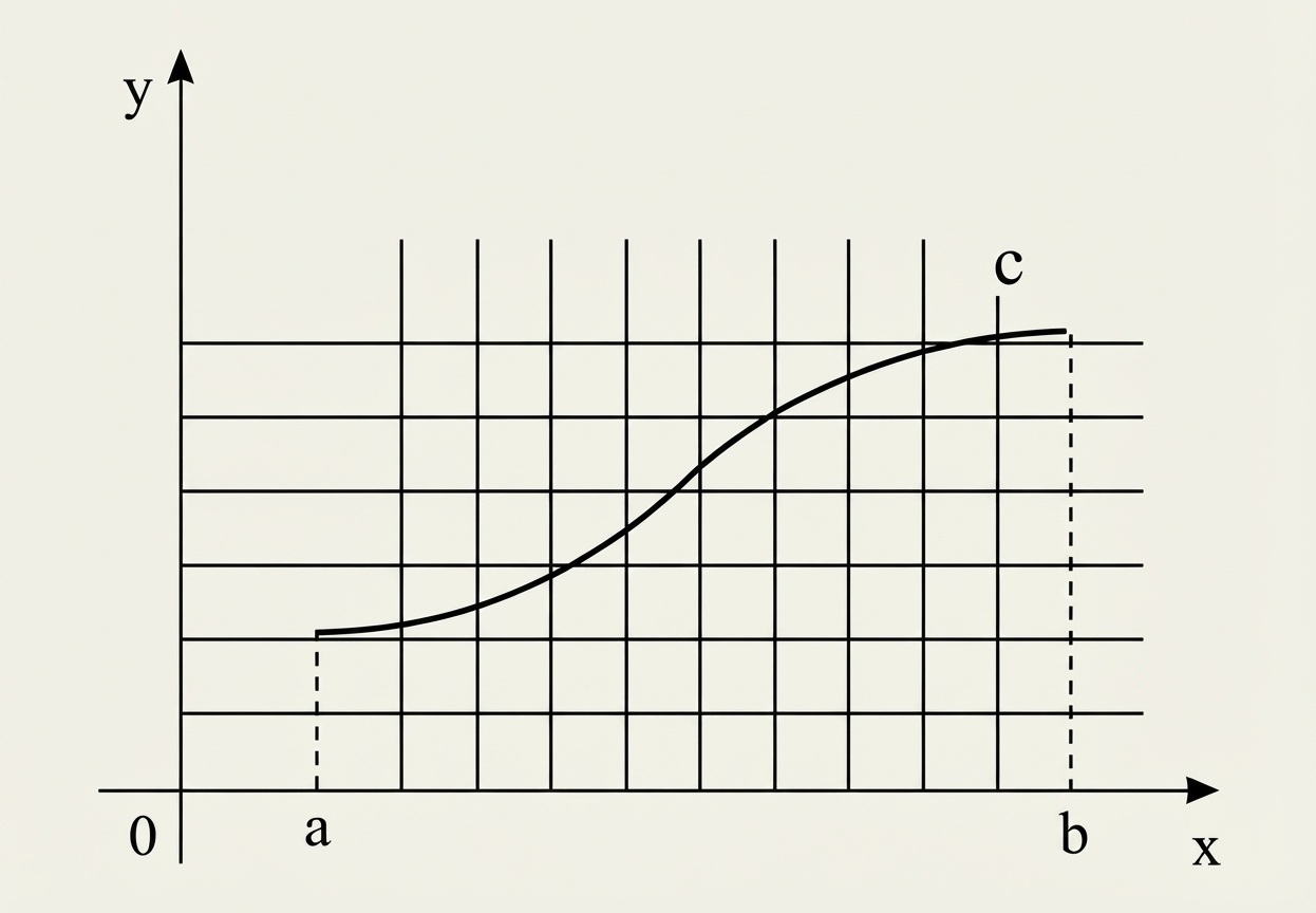 Región encerrada entre la curva, el eje Ox y las rectas x = a y x = b